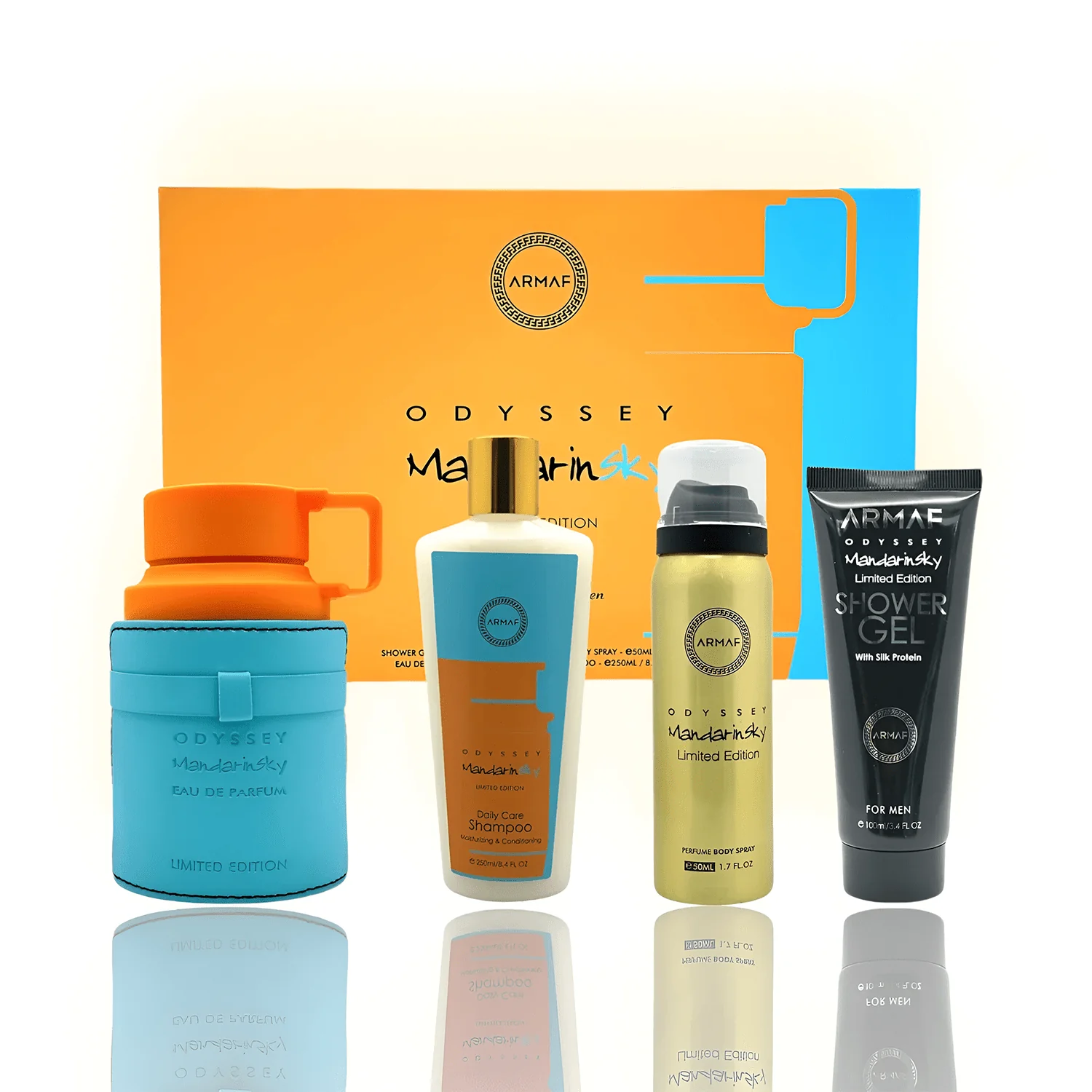 Armaf Odyssey Mandarin Sky Limited Edition EDP Gift Set for Men - Image 3
