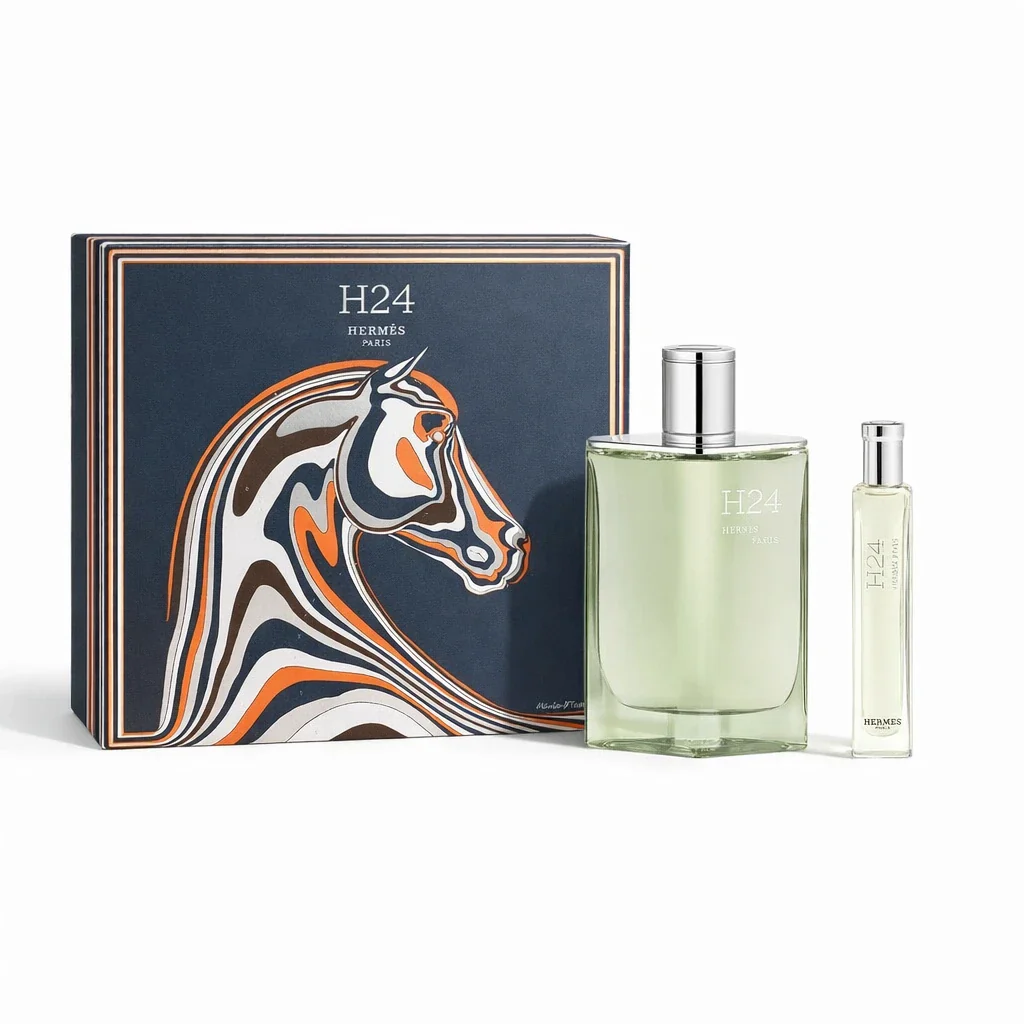 Hermès H24 Herbes Vives EDP Gift Set for Him