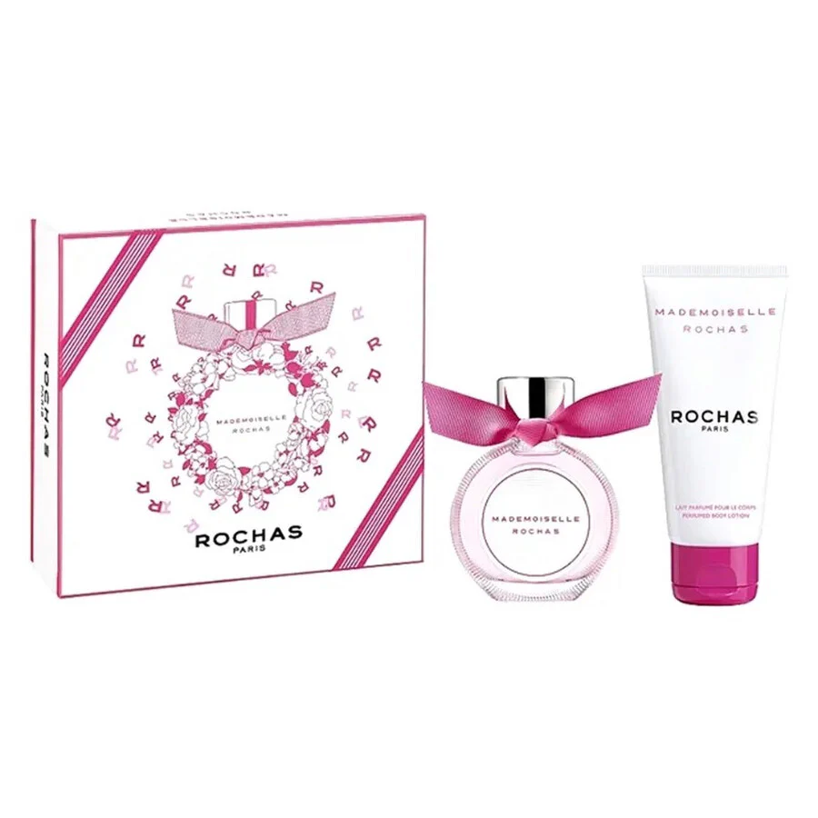 Mademoiselle Rochas by Rochas EDT Body Lotion Gift Set - Image 2