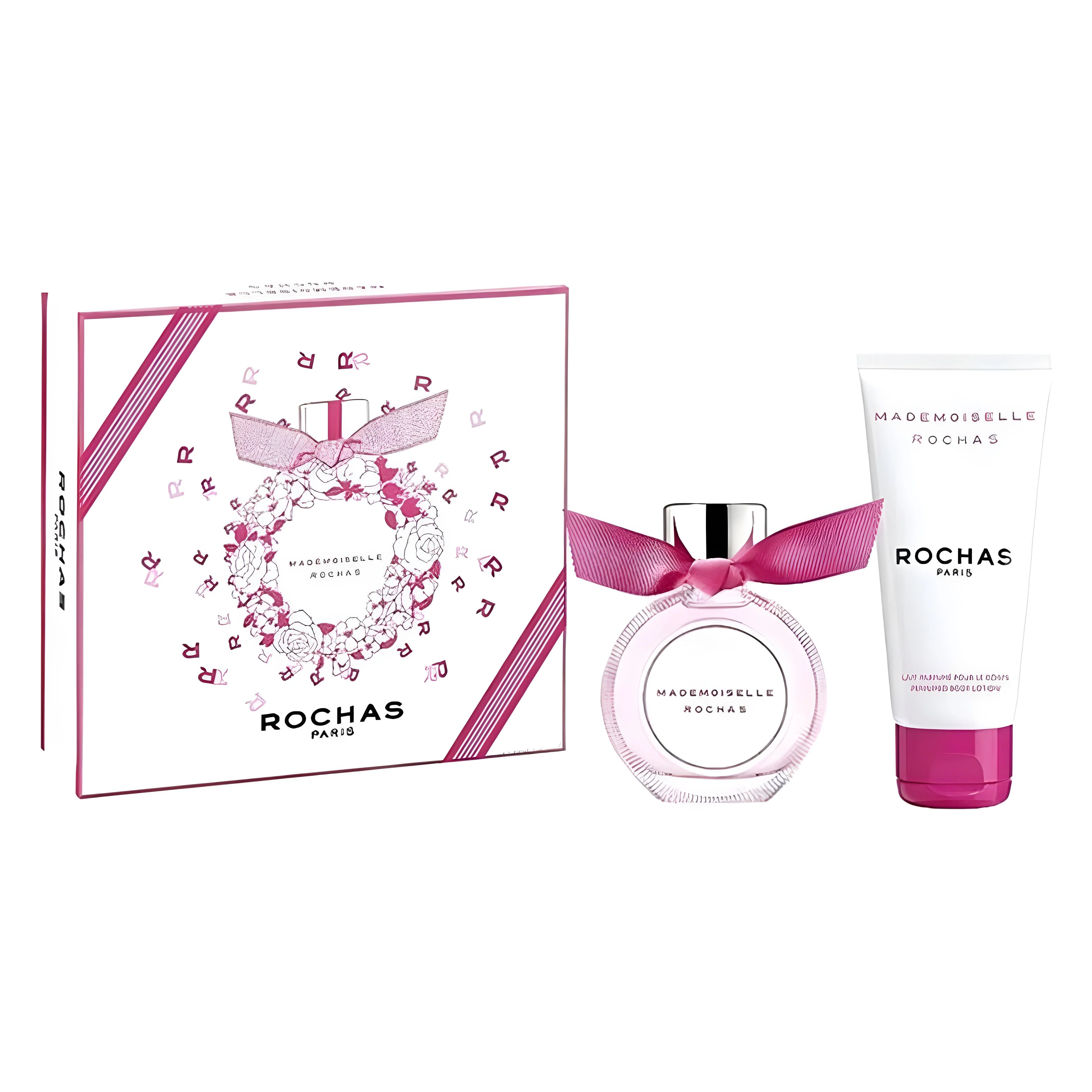 Mademoiselle Rochas by Rochas EDT Body Lotion Gift Set - Image 3