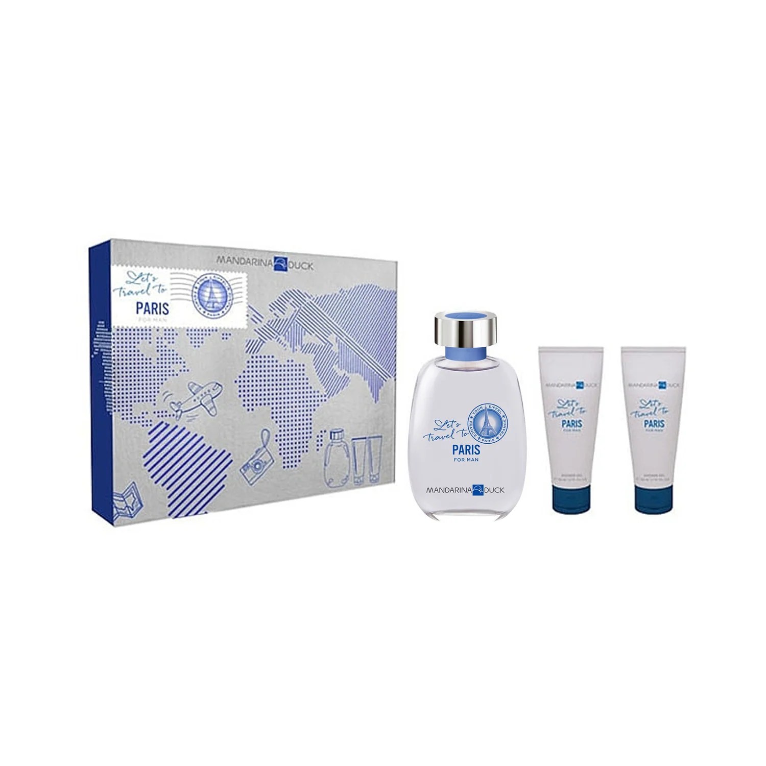 Mandarina Duck Let's Travel To Paris Gift Set for Him