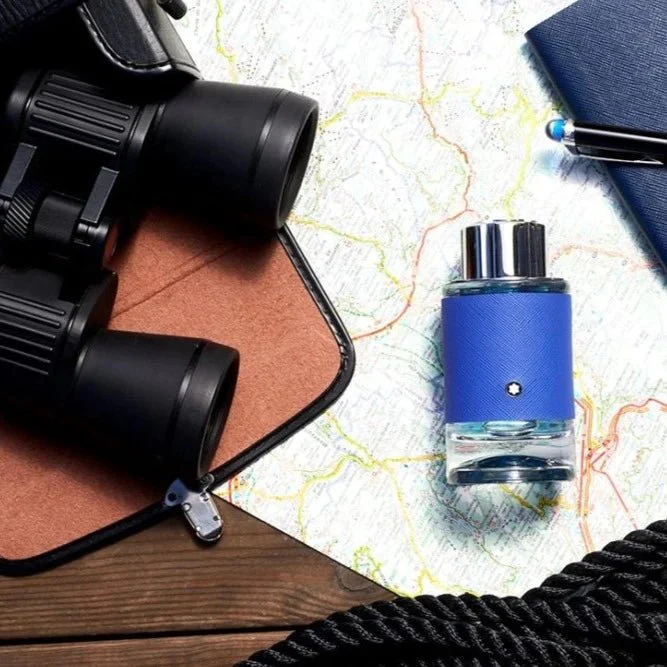 Montblanc Explorer Ultra Blue Voyage Collection Set - Image 3