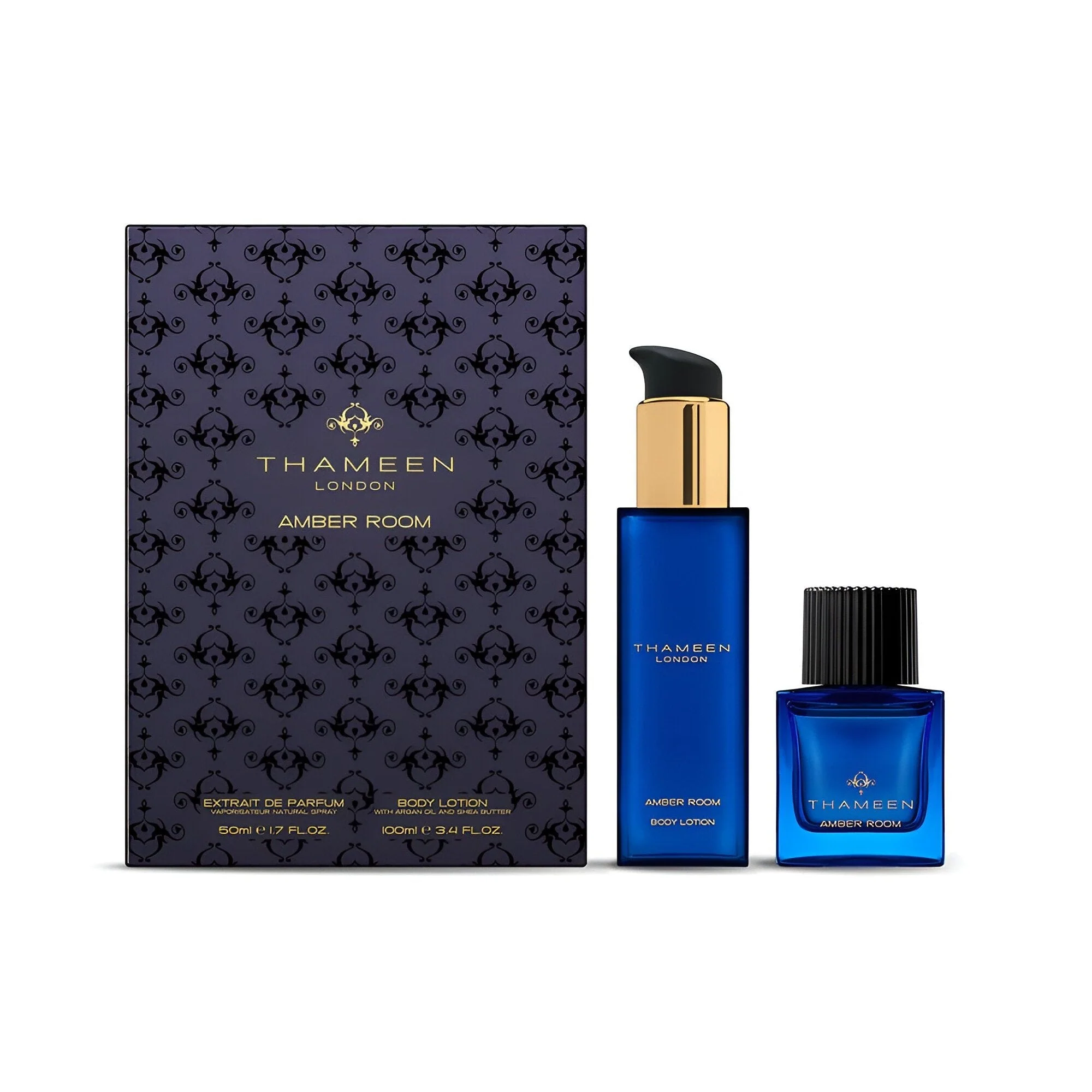 Thameen Treasure Collection Amber Room EDP & Body Lotion Gift Set