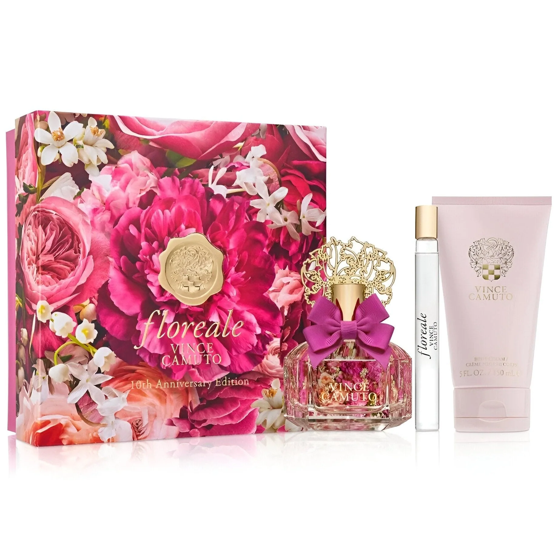 Vince Camuto Floreale EDP & Body Cream Gift Set For Women